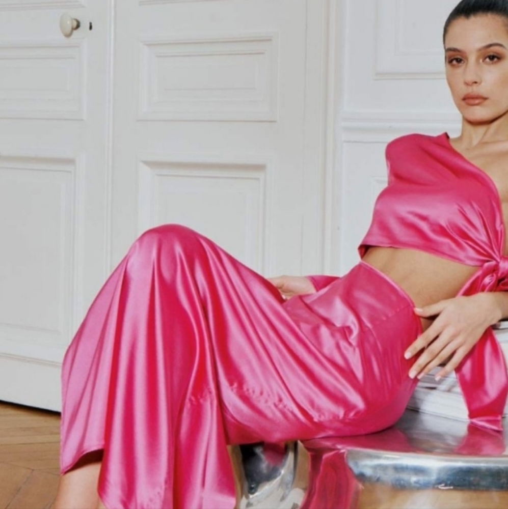 Silk Mason Pink Palace Silk Dress